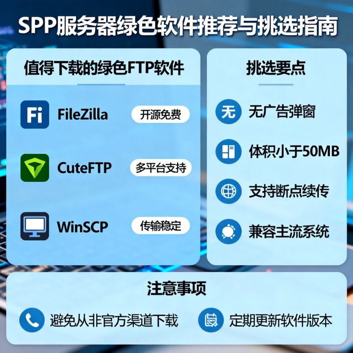 哪些FTP服务器绿色软件值得下载？，如何挑选FTP服务器绿色软件？
