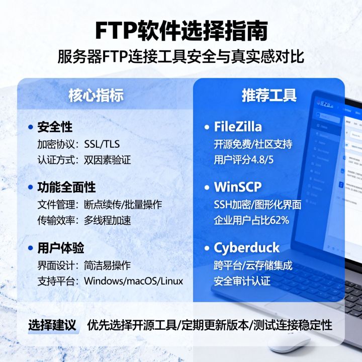 FTP软件怎么选？服务器FTP连接工具哪个安全
