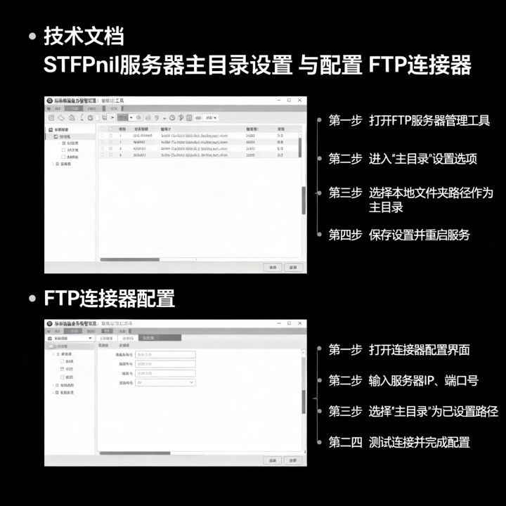 FTP服务器主目录怎么设置?配置FTP连接器步骤详解 FTP服务器主目录怎么设置?配置FTP连接器步骤详解