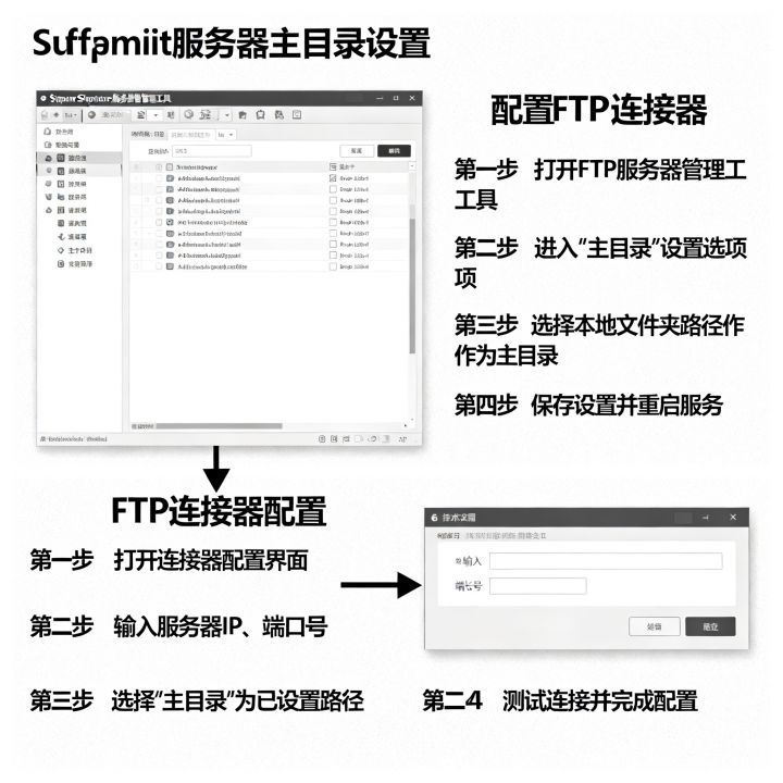 FTP服务器主目录怎么设置?配置FTP连接器步骤详解 FTP服务器主目录怎么设置?配置FTP连接器步骤详解