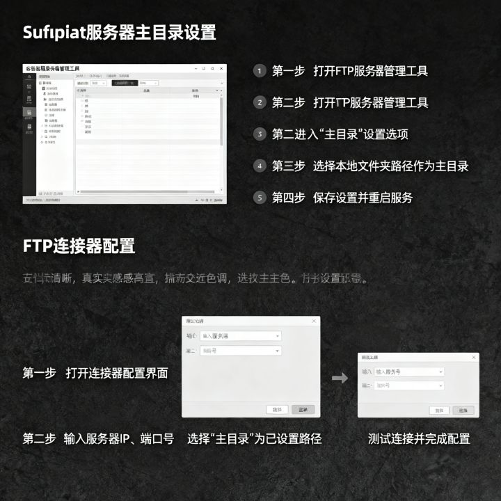 FTP服务器主目录怎么设置?配置FTP连接器步骤详解 FTP服务器主目录怎么设置?配置FTP连接器步骤详解