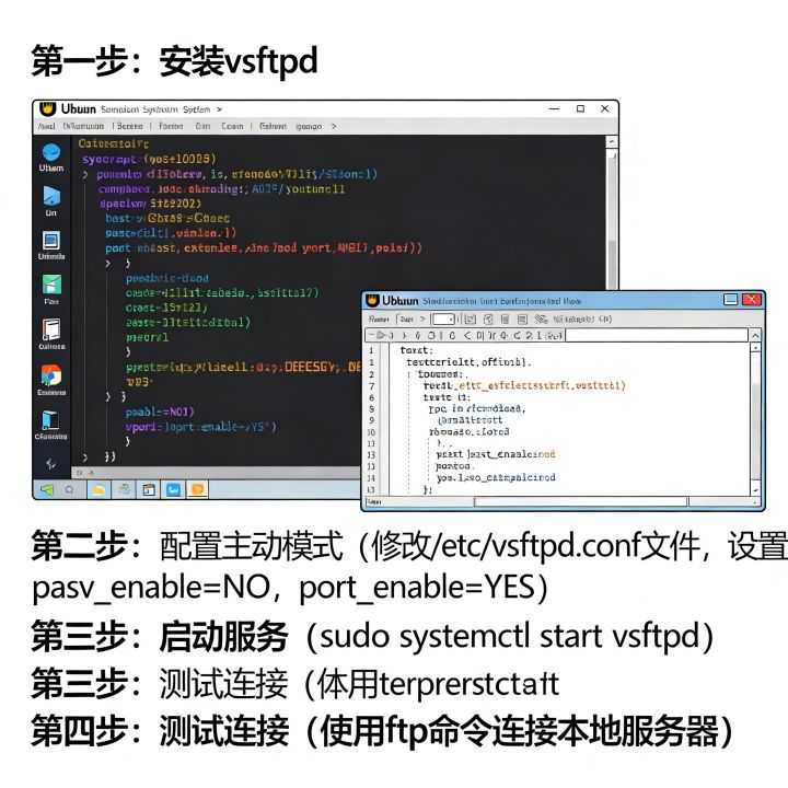 FTP服务器主动模式怎么设置,Ubuntu快速构建FTP站点 FTP服务器主动模式怎么设置,Ubuntu快速构建FTP站点