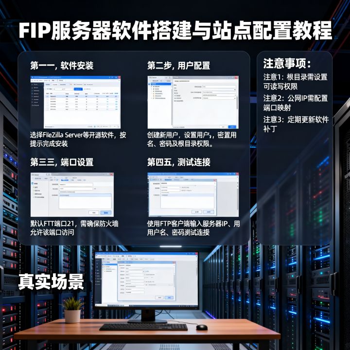ftp服务器软件怎么搭建,怎么搭建FTP站点的详细步骤和注意事项 ftp服务器软件怎么搭建,怎么搭建FTP站点的详细步骤和注意事项