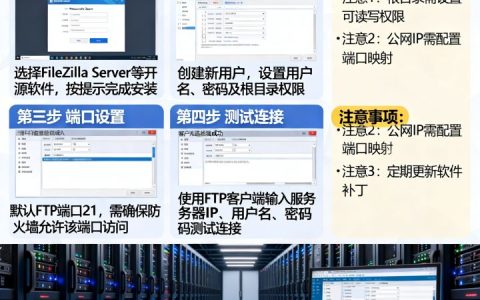 ftp服务器软件怎么搭建，怎么搭建FTP站点的详细步骤和注意事项