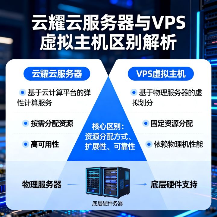 什么是云耀云服务器?服务器vps虚拟主机区别 什么是云耀云服务器?服务器vps虚拟主机区别