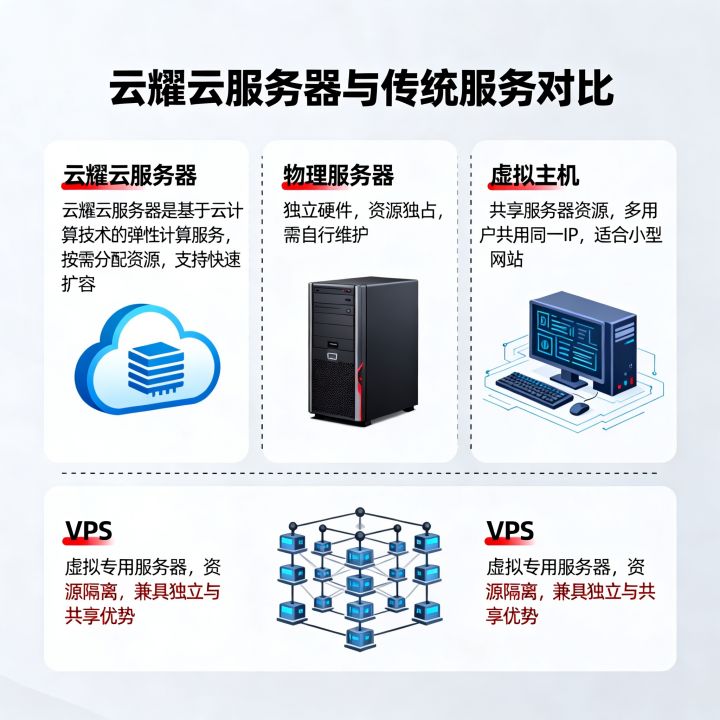 什么是云耀云服务器?,服务器、虚拟主机、VPS区别 什么是云耀云服务器?,服务器、虚拟主机、VPS区别
