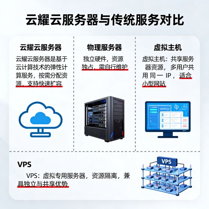 什么是云耀云服务器?,服务器、虚拟主机、VPS区别 什么是云耀云服务器?,服务器、虚拟主机、VPS区别