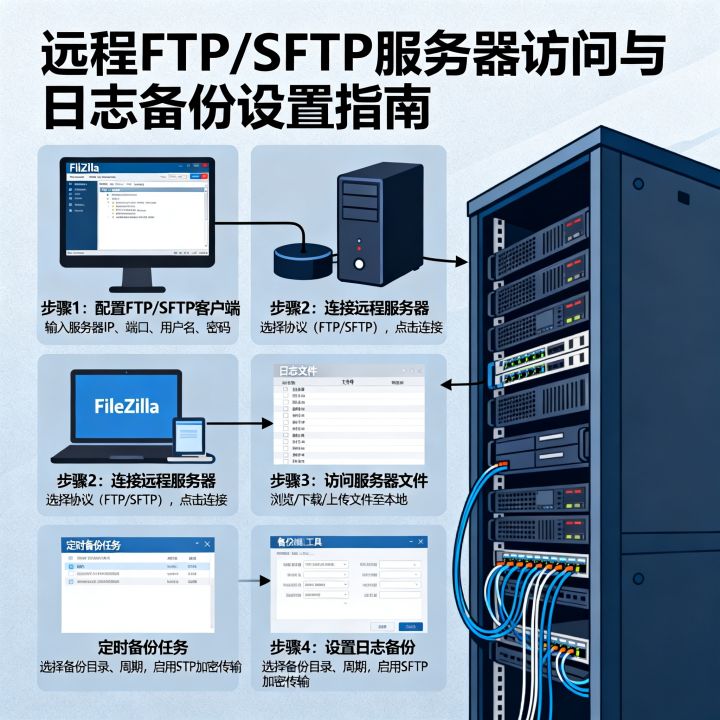 如何访问远程FTP服务器上的文件,远程备份日志至FTP/SFTP服务器怎么设置? 如何访问远程FTP服务器上的文件,远程备份日志至FTP/SFTP服务器怎么设置?