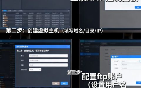 ftp怎么建立虚拟主机服务器吗_使用AMH建站