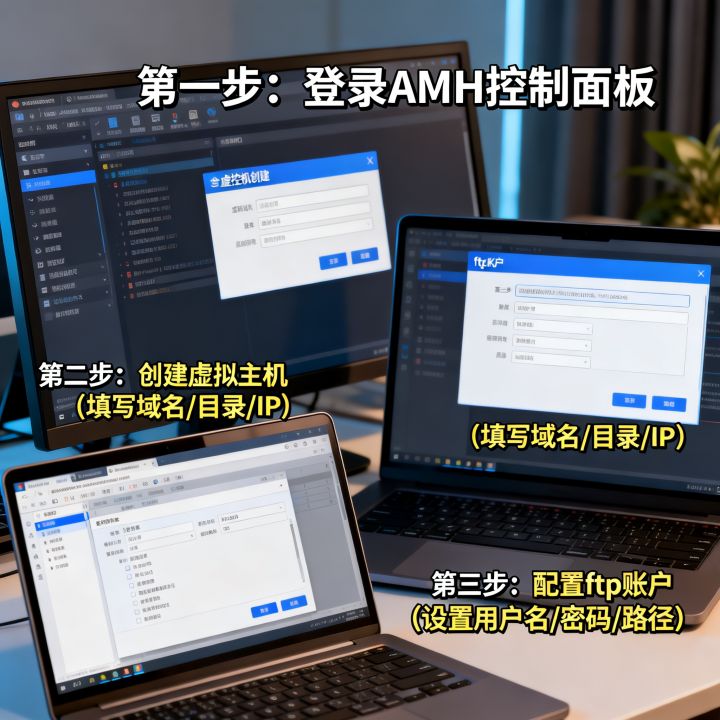 ftp怎么建立虚拟主机服务器吗_使用AMH建站 ftp怎么建立虚拟主机服务器吗_使用AMH建站
