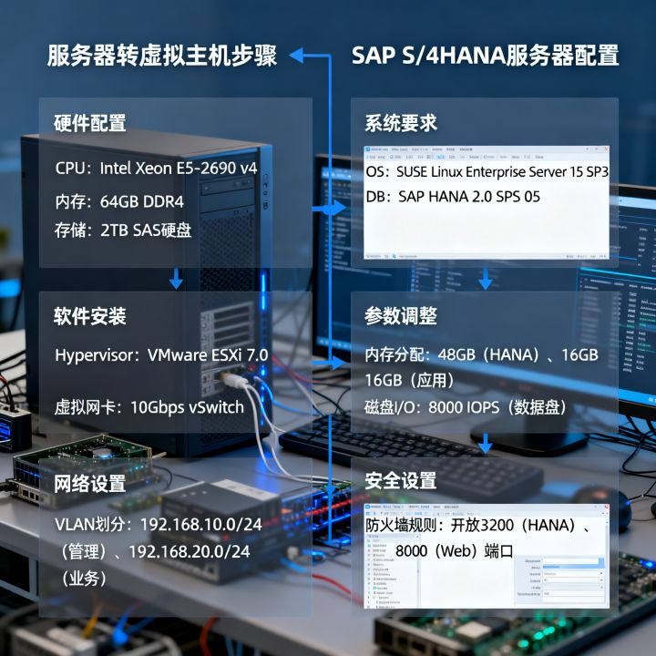 服务器怎么弄成虚拟主机,SAP S/4HANA服务器配置 服务器怎么弄成虚拟主机,SAP S/4HANA服务器配置