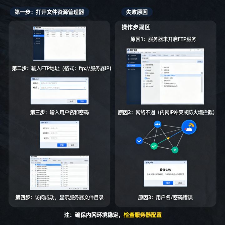 访问内网下FTP服务器怎么操作?,内网FTP服务器为什么访问失败 访问内网下FTP服务器怎么操作?,内网FTP服务器为什么访问失败